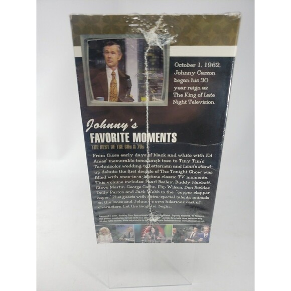 Johnny Carson Johnny's Favorite Moments Best Of Animal Hijinks 5 Set VHS NEW VTG - Picture 11 of 11